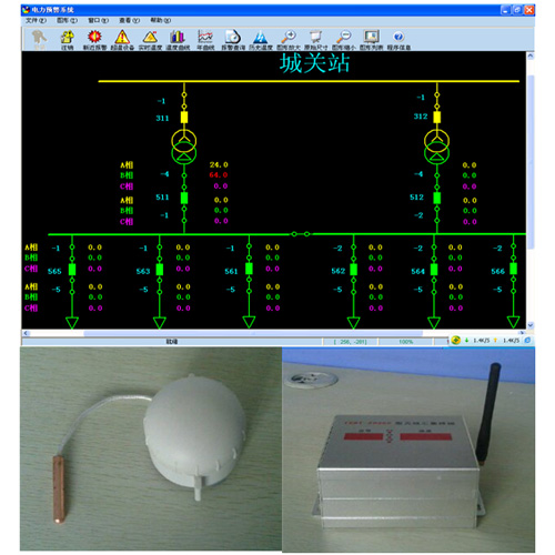 BDKJ-WT电力工业无线温度监控系统